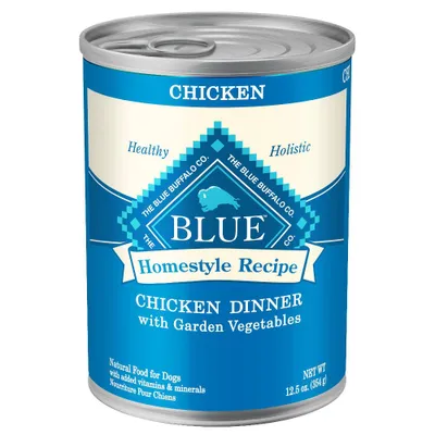 Blue Buffalo Homestyle Recipe Natural Adult Wet Dog Food with Chicken Flavor - 12.5oz