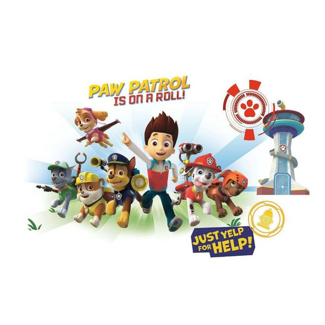 PAW Patrol Kids Wall Graphix Peel and Stick Giant Kids Wall Decal