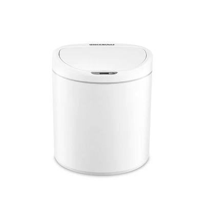 Nine Stars 8 L/2.1gal Motion Sensor Trash Can White