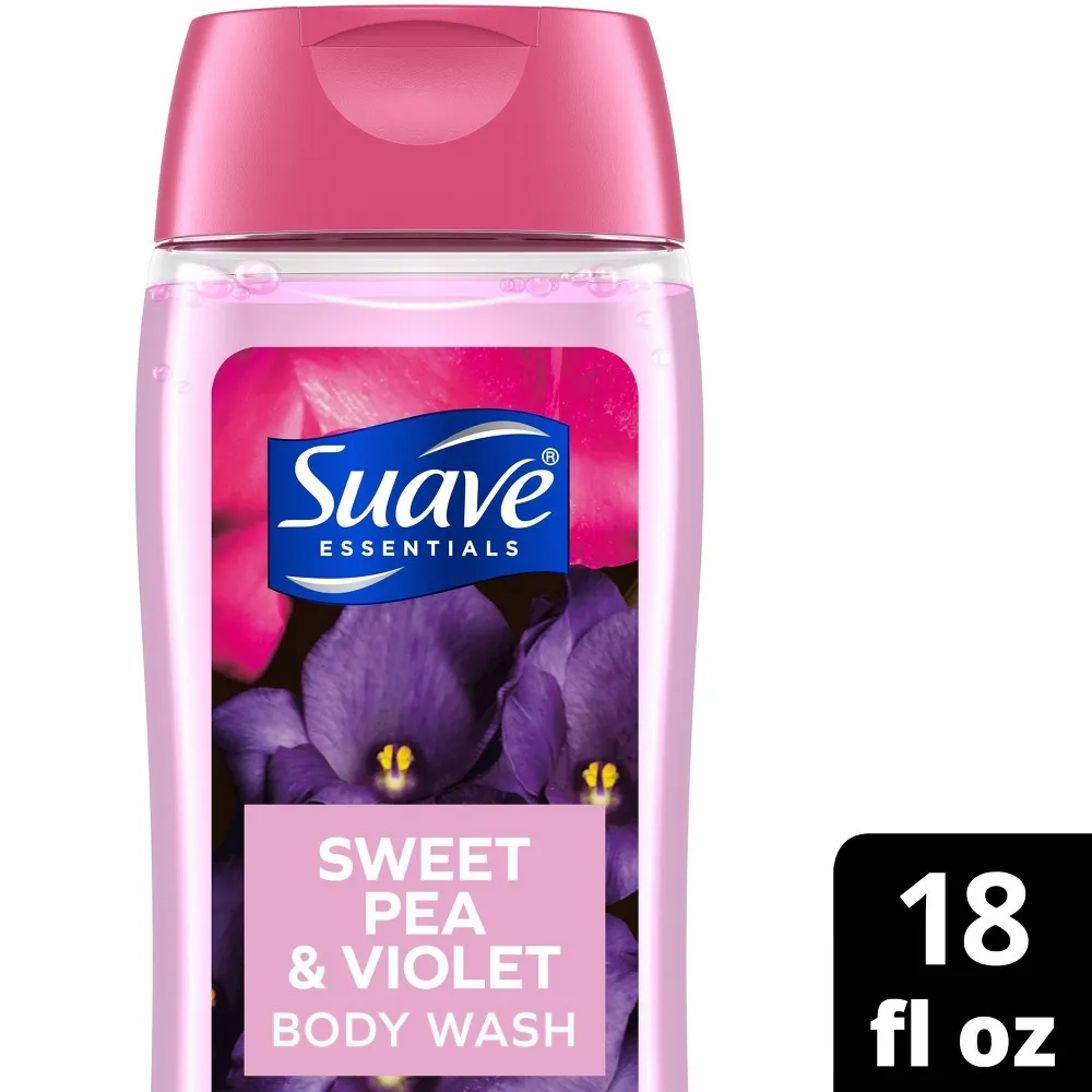 Tablet Milestone Nedsænkning Suave Essentials Sweet Pea & Violet Hydrating Body Wash Soap for All Skin  Types - 18 fl oz | Connecticut Post Mall