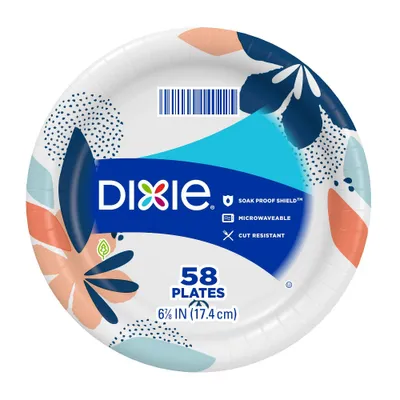 Dixie Everyday 6 7/8 Paper Plates - 58ct