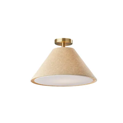 Hadley Flush Mount Pendant Antique Brass - Adesso