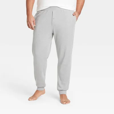 Mens Big & Tall Thermal Knit Jogger Pajama Pants