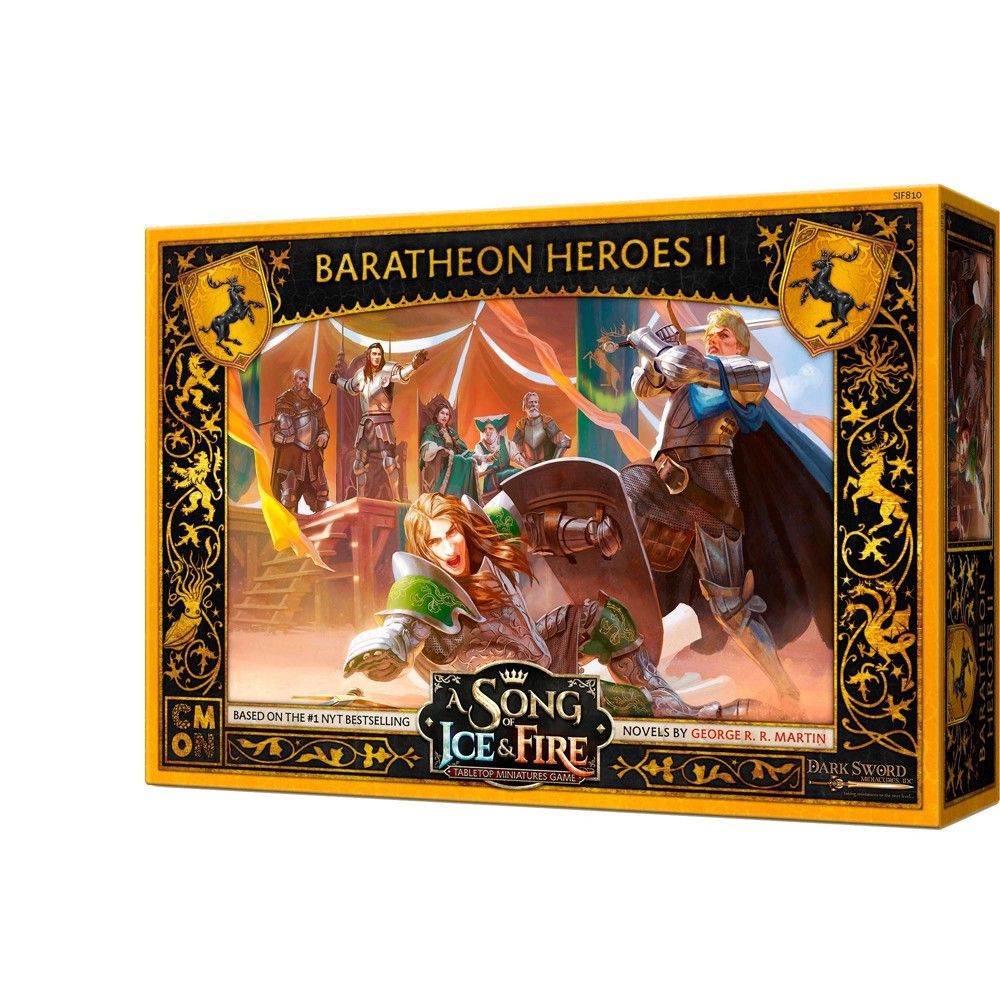 Cmon A Song of Ice & Fire Game: Baratheon Heroes II | MarketFair Shoppes