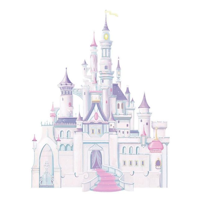 Disney Princess Princess Castle Peel and Stick Giant Kids Wall Decal