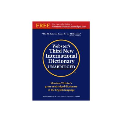 Websters Third New International Dictionary, Unabridged - 3rd Edition by Merriam-Webster & Philip Babcock Gove (Mixed Media Product)