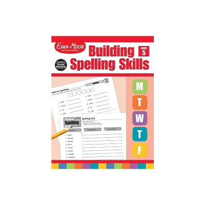 Building Spelling Skills, Grade 5 Teacher Edition - by Evan-Moor Educational Publishers (Paperback)