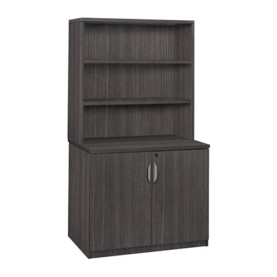 29 Legacy Storage Cabinet with Open Hutch  - Regency: Locking Drawers, Adjustable Shelf