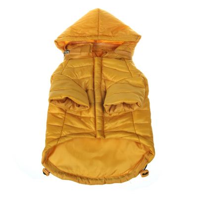 Pet Life Lightweight Adjustable Sporty Avalanche Dog and Cat Coat - Yellow - XS