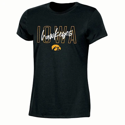 NCAA Iowa Hawkeyes Womens Crew Neck T-hirt