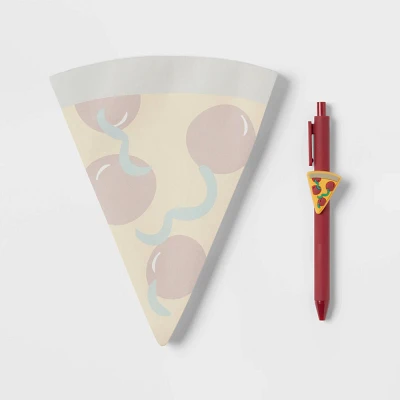 Pizza Notepad with Pen Set - Room Essentials