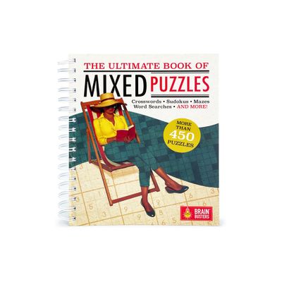 The Ultimate Book of Mixed Puzzles - (Brain Busters) by Parragon Books (Spiral Bound)