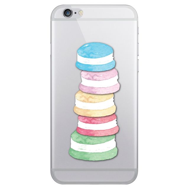 OTM Essentials Apple iPhone 8/iPhone 7 Tough Edge Food Clear Case - Macaron Stack