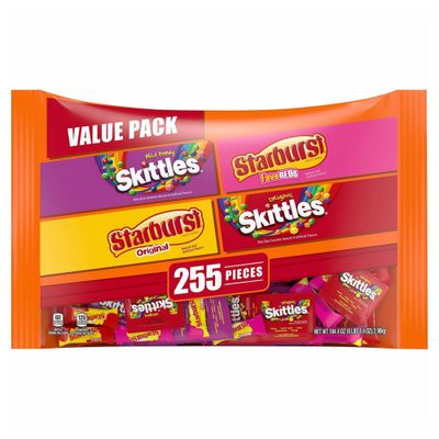 Mars Skittles Starburst Snickers Twix And M&ms Halloween Candy Variety Pack Fun  Size - 160ct/66.69oz : Target