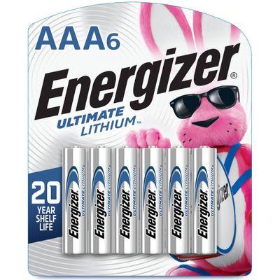Energizer 6pk Ultimate Lithium AAA Batteries