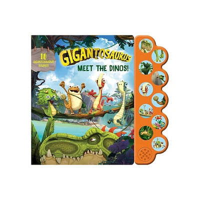 Gigantosaurus: Meet the Dinos! - (10-Button Sound Books) by Editors of Studio Fun International (Board Book)