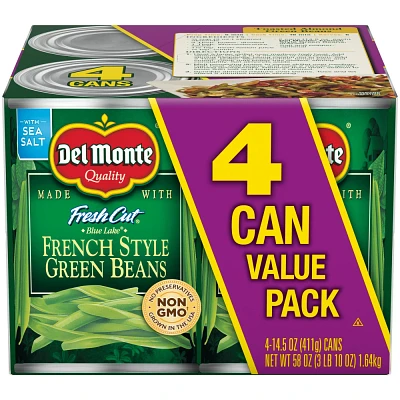 Del Monte French-Style Green Beans 4 pk