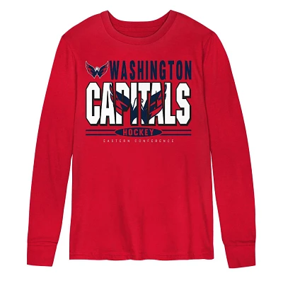 NHL Washington Capitals Boys Long Sleeve T-Shirt