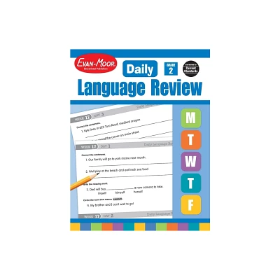 Daily Language Review, Grade 2 Teacher Edition - by Evan-Moor Educational Publishers (Paperback)