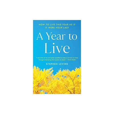 A Year to Live - by Stephen Levine (Paperback)