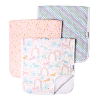 Copper  Burp Cloths - Whimsy - 3pc