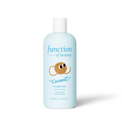 Function of Beauty Custom Coconut Conditioner for Straight Hair - 11 fl oz