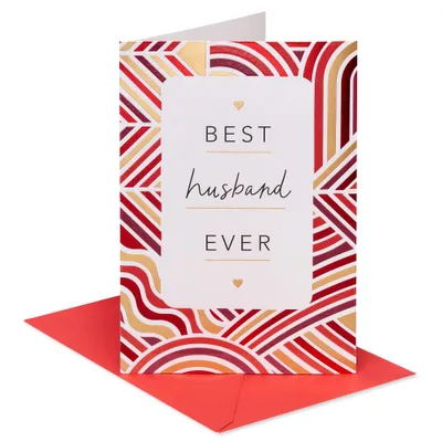 Valentines Day Cards Striped Pattern