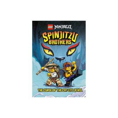 Spinjitzu Brothers #1: The Curse of the Cat-Eye Jewel (Lego Ninjago) - (A Stepping Stone Book) by Tracey West (Hardcover)