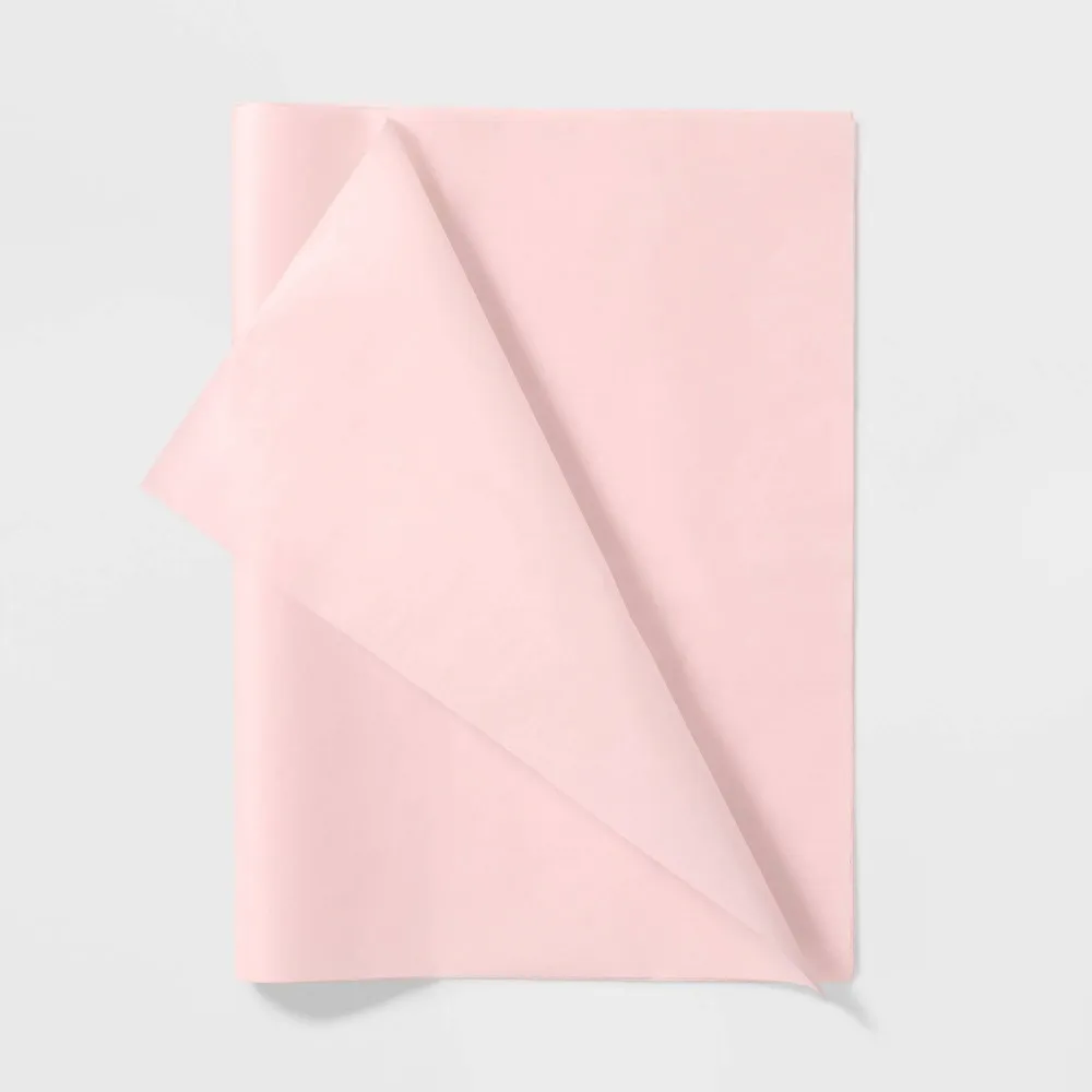 Spritz 8ct Pegged Tissue Papers Blush Pink - Spritz