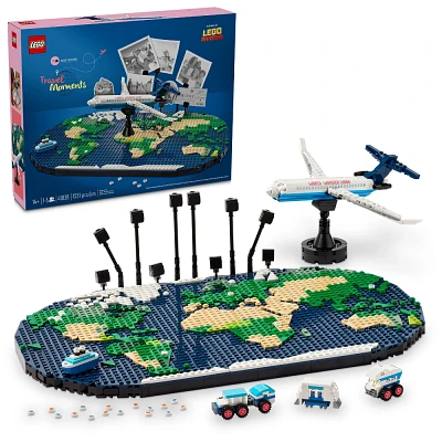 LEGO Travel Moments Building Set, World Map for Travelers and Home Dcor 41838