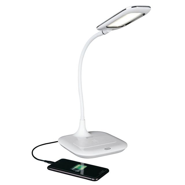 OttLite Desk Lamp with Wireless Charging: USB Port, Touch Control, ETL Listed - Prevention