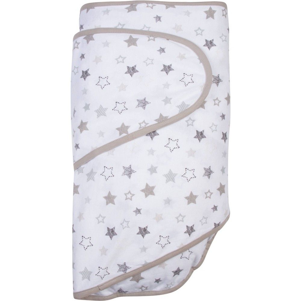 Miracle Blanket Swaddle Wrap Stars - Gray | Connecticut Post Mall