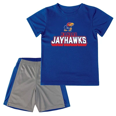 NCAA Kansas Jayhawks Toddler Boys T-Shirt and Shorts Set