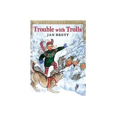 Trouble with Trolls - (Picture Puffin Books) by Jan Brett (Paperback)