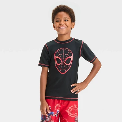 Boys Spider-Man Rash Guard Top