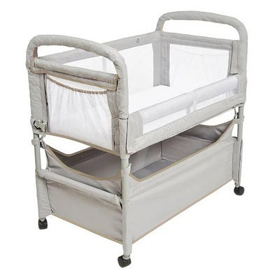 Arms Reach Clear-Vue Co-Sleeper Bassinet - Gray