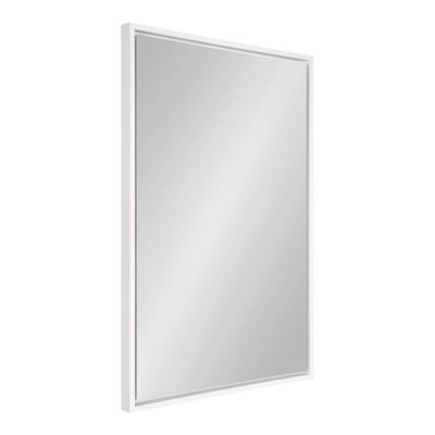 24 x 36 Evans Rectangle Wall Mirror White - Kate & Laurel All Things Decor