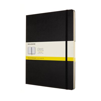 Moleskine Grid Notebook XXL Hard Cover Black