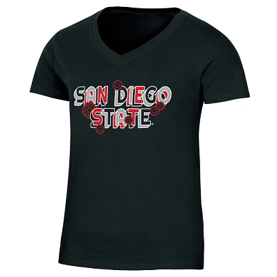 NCAA San Diego State Aztecs Girls V-Neck T-Shirt