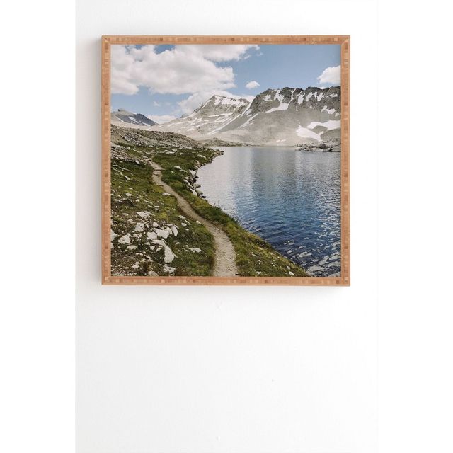 Kevin Russ High Sierra Lake Bamboo Framed Wall Art