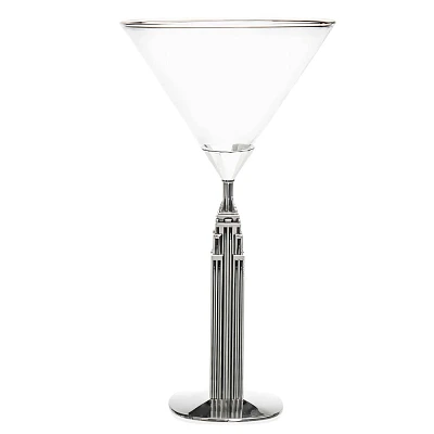 Godinger Silve 8 fl oz Empire State Building Martini Glass