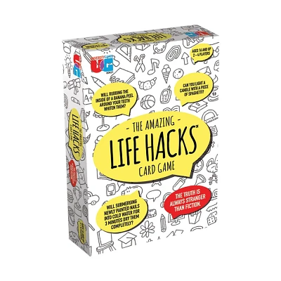 University Games The Amazing Life Hacks Card Game