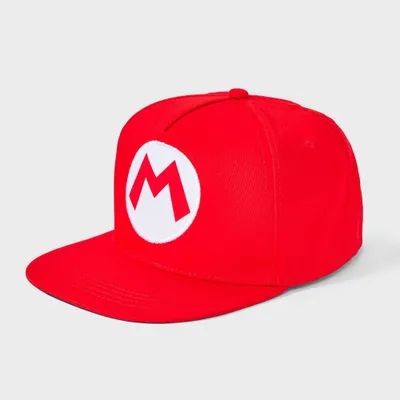 Kids Super Mario Baseball Hat - Red