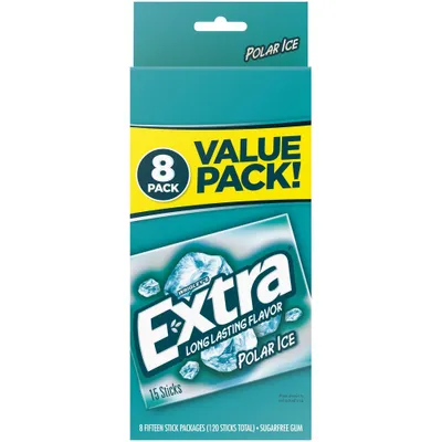 Extra Polar Ice Sugar-Free Gum Value Pack - 120ct