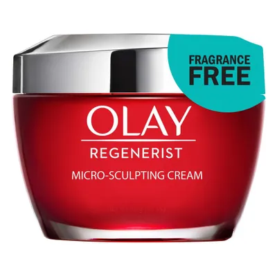 Olay Regenerist Micro-Sculpting Cream Face Moisturizer, Fragrance-Free - 1.7oz