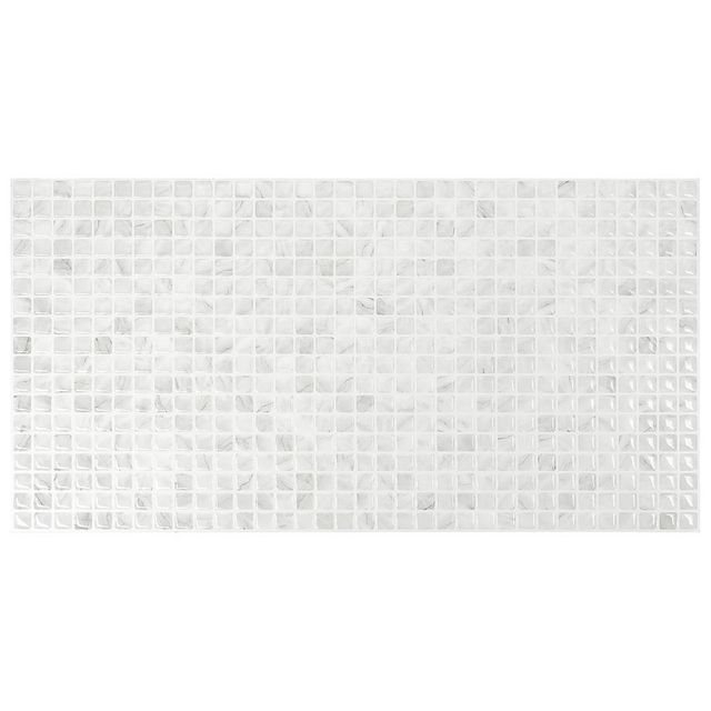 Smart Tiles 2pk XL Glossy Peel & Stick 3D Tile Paper Backsplash Minimo Marble