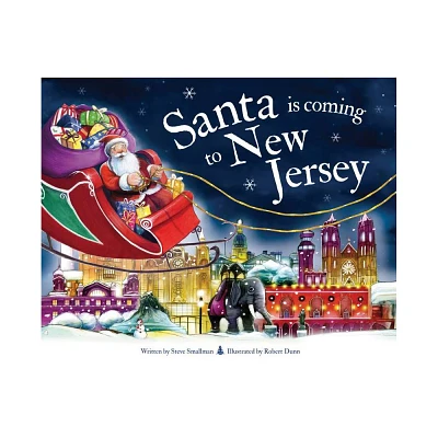 Santa is Coming to New Jersey - by Steve Smallman (Hardcover)