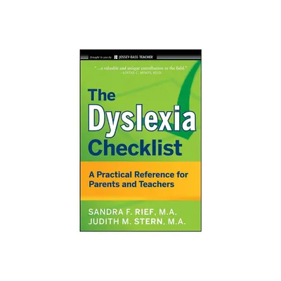 The Dyslexia Checklist - (J-B Ed: Checklist) by Sandra F Rief & Judith Stern (Paperback)