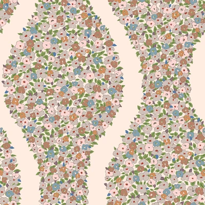 Tempaper & Co. Cosy Posy by She She Peel and Stick Wallpaper