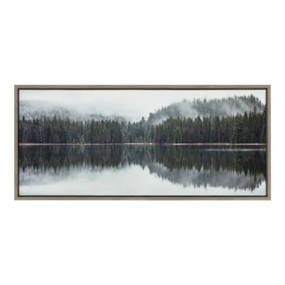 18 x 40 Sylvie Still Reflection Framed Canvas by F2 Images - & Laurel